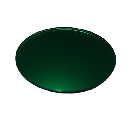 Green Reflective Acrylic Disk
