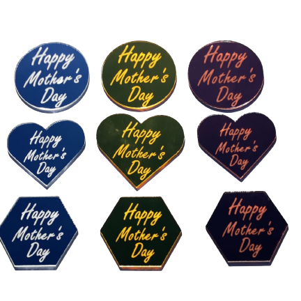 Happy Mothers Day Assorted Acrylic Disks