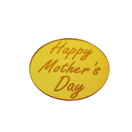 Happy Mothers Day Acrylic Circle Disk