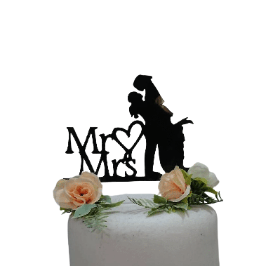 Acrylic Mr and Mrs Topper