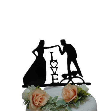 Couple In Love Acrylic Topper