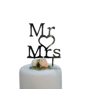 Acrylic Mr & Mrs Topper